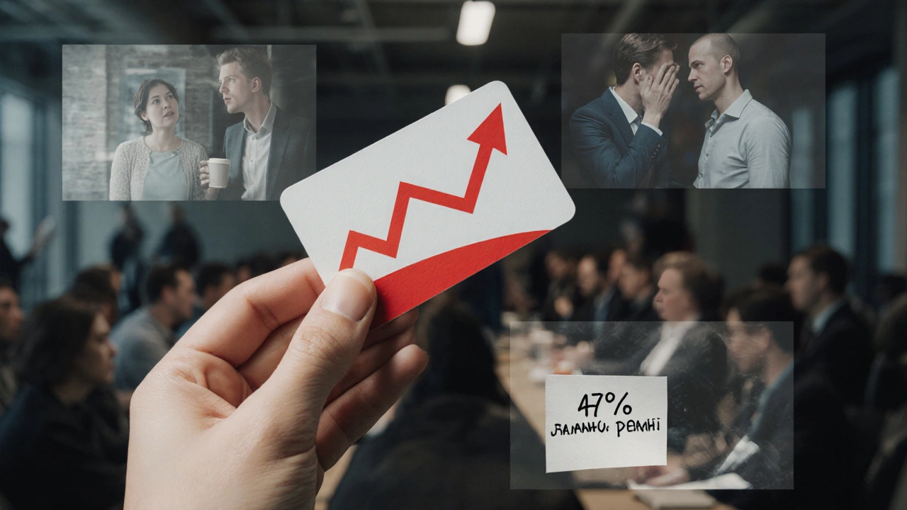 Одна визитка на фоне намеков на встречи и партнерства на бизнес-конференции.