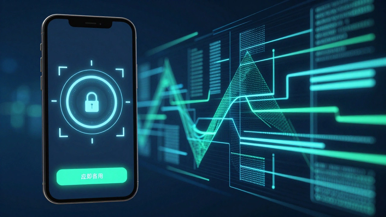 Смартфон с распознаванием лица и потоками данных для защиты перевода