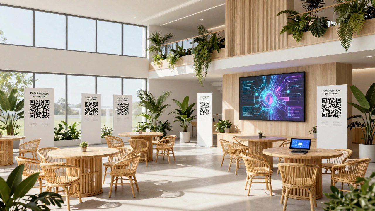 Эко-событие с цифровыми материалами вместо бумажных раздаточных