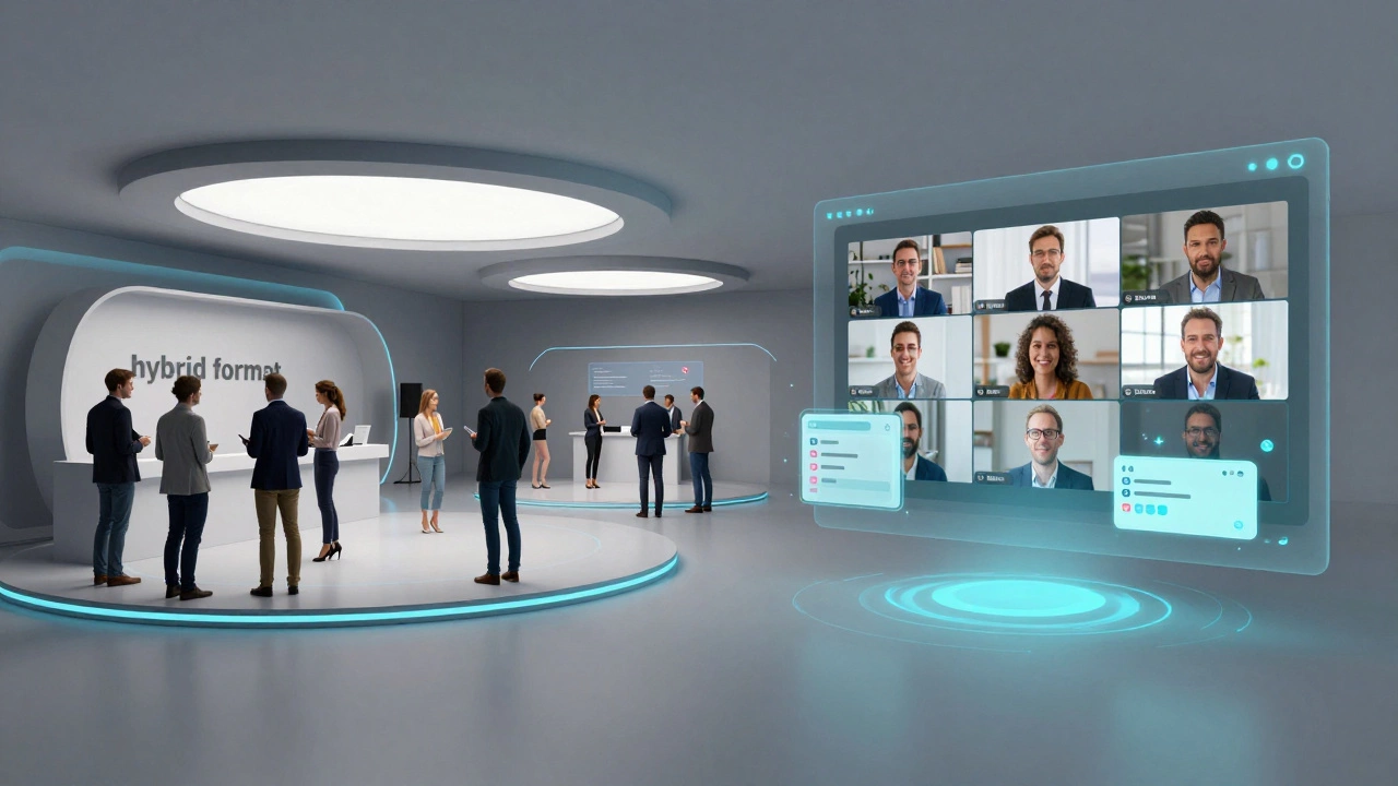 Гибридный формат события: объединение офлайн-встречи и онлайн-платформы